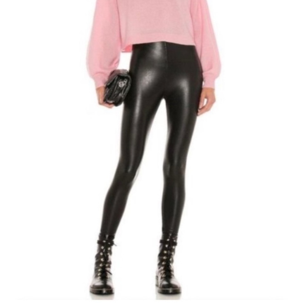 Commando Perfect Control Faux Leather Legging Size Small
